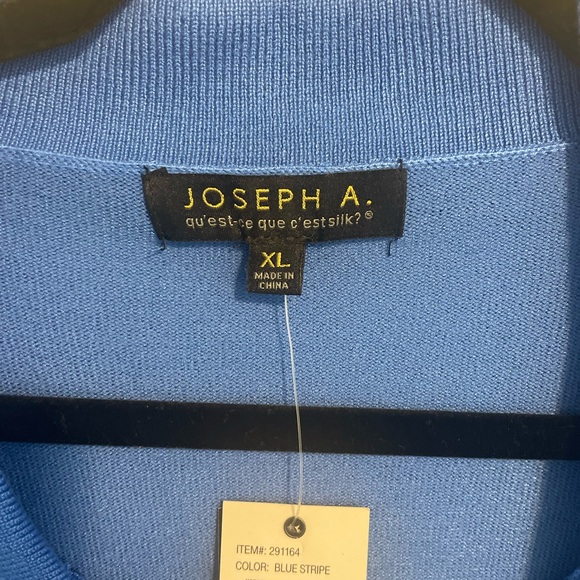 Joseph A XXL Women’s Long Sleeve Pullover Sweater New With Tags Blue Striped - Picture 3 of 6